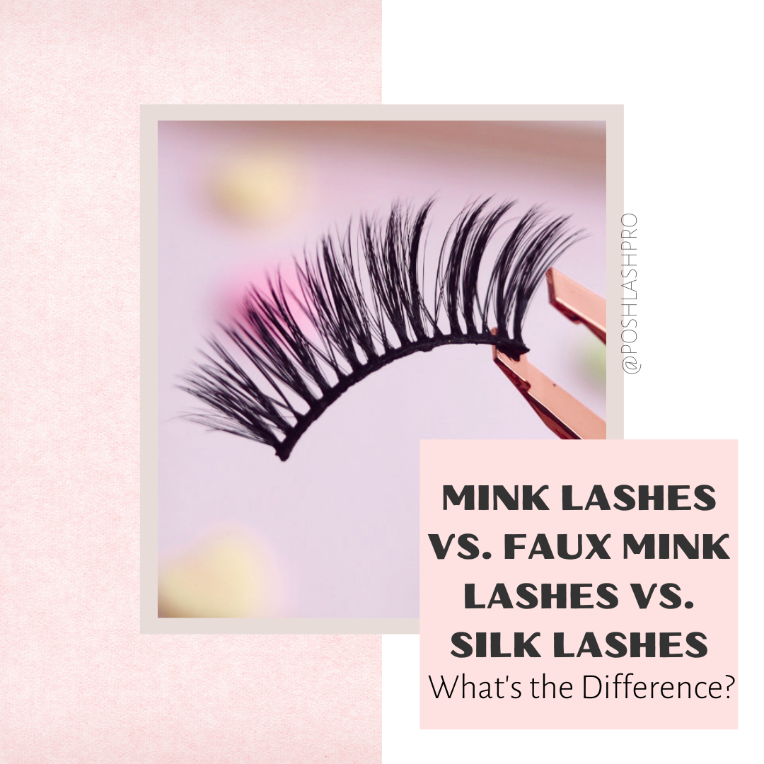 Mink Lashes vs. Faux Mink Lashes vs. Silk Lashes. What's the difference?