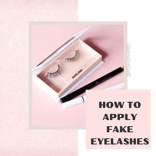 How to Apply False Eyelashes